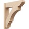 Ekena Millwork 8-in W x 30-in D x 34-in H Balboa Slat Rough Cedar Woodgrain TimberThane Outlooker, Primed Tan OUTUR080X30X34BOA24RCPR - alternate 1